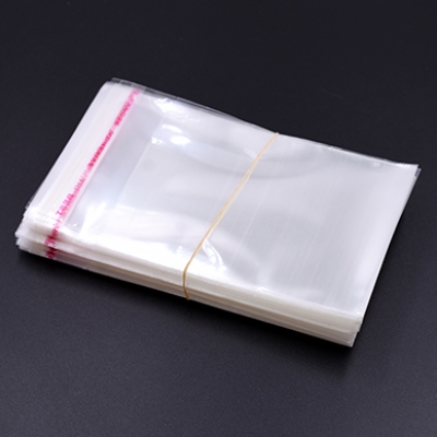 OPP袋 透明テープ付き 8×14cm【約100枚】
