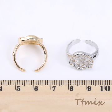 ファッションリング 指輪 デザインリングNo.25 幅約14mm【2ヶ】