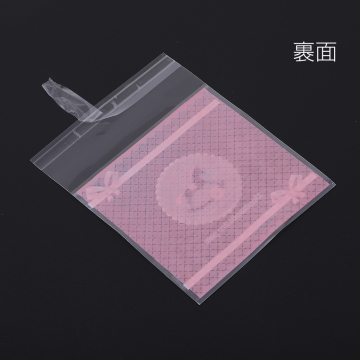 OPP袋 透明テープ付き 10×13cm 木馬 ピンク【約100枚】