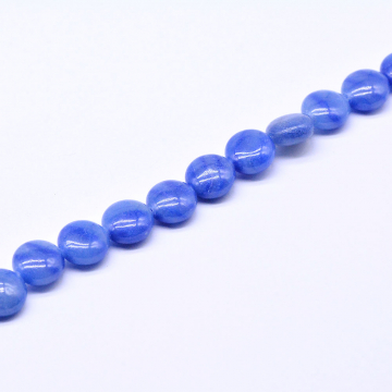 天然石ビーズ ブルーアベンチュリン 円形 10mm 1連(約39ヶ）