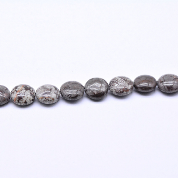 天然石ビーズ モルダバイト 円形 10mm 1連(約38ヶ）