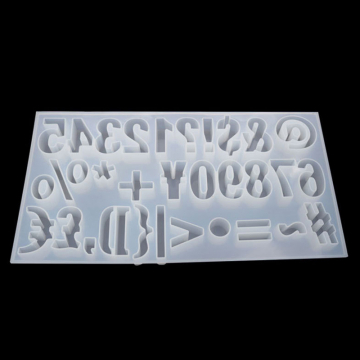 シリコンモールド　アルファベット　チャーム　手作り　370×205×25mm（2ヶ）