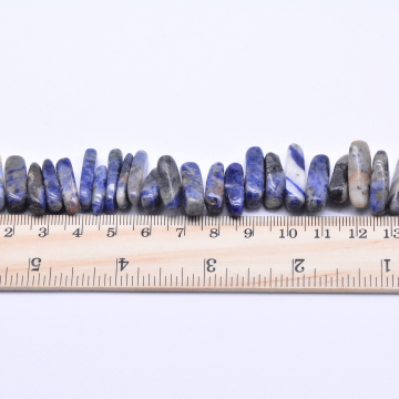 天然石ビーズ メノウ ミックス カラフル 不規則 ナゲット  スカイ ブルー【10連（1連約39cm）】