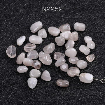 天然石ビーズ 天然石さざれ石 ホワイトオパール（15ヶ）