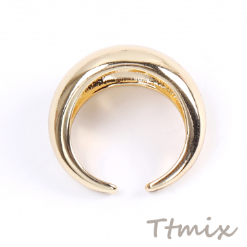 高品質デザインリング 指輪 幅約13mm ゴールド（1ヶ）