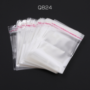 OPP袋 透明テープ付き 1穴 8×10.8cm（100枚）
