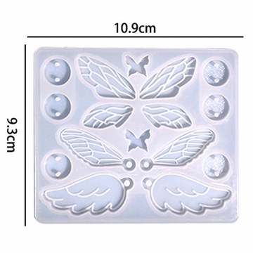 シリコンモールド 蝶 チャーム 10.9×3.9×5cm（1ヶ）