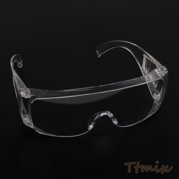 ゴーグル クリア  飛沫防止 保護メガネ 眼鏡 防じん 粉塵用 防塵ゴーグル 保護メガネ 作業用ゴーグル 透明眼鏡 防じん 粉塵防止用（1ヶ）